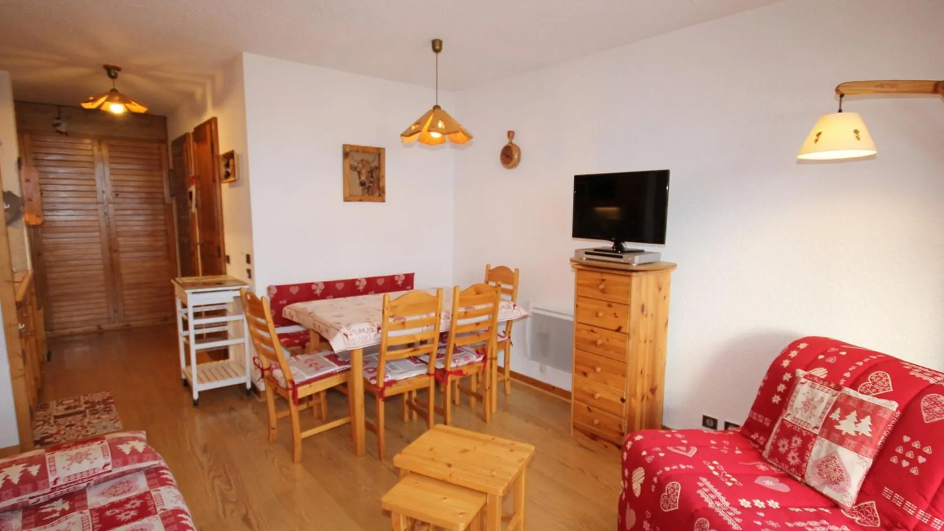 Appartement Les Saisies 2 Pieces, Plein Sud, 5 Pers, Balcon - Fr-1-293-292 Hauteluce
